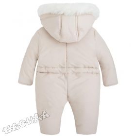 Mayoral - Бебешки космонавт с качулка *Winter Beige*