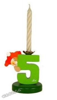 Sevi - Дървена цифра Happy Birthday - 5