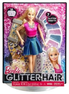 BARBIE Кукла с фризьорски салон с брокат