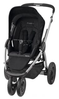 Бебешка комбинирана количка Maxi Cosi MURA Plus 3 Black Crystal 2016