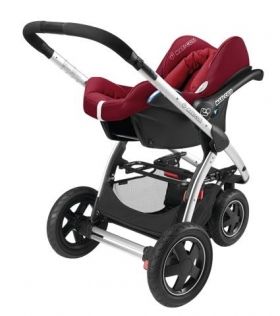 Бебешка комбинирана количка Maxi Cosi MURA Plus 3 Black Crystal 2016
