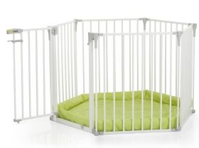 Hauck Предпазна преграда Baby Park White/Lime