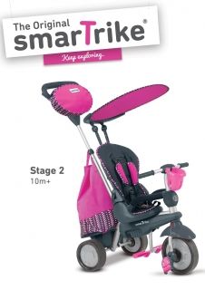 Детска триколка 5 в 1 Smart Trike Splash - Розова