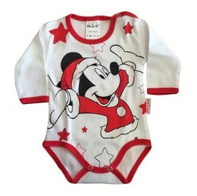 Chaos Design -  Бебешко боди с дълъг ръкав *Mickey Mouse*