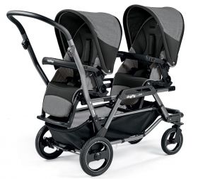 Peg Perego Бебешка количка за близнаци DUETTE Piroet Sportivo Blue