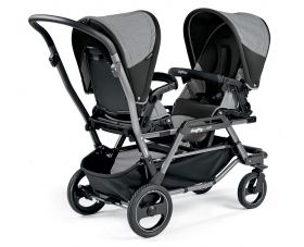 Peg Perego Бебешка количка за близнаци DUETTE Piroet Sportivo Blue