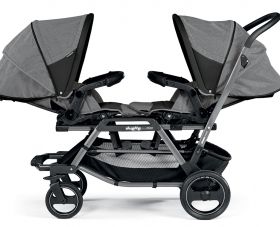 Peg Perego Бебешка количка за близнаци DUETTE Piroet Sportivo Blue