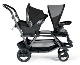 Peg Perego Бебешка количка за близнаци DUETTE Piroet Sportivo Blue