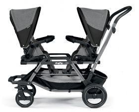 Peg Perego Бебешка количка за близнаци DUETTE Piroet Sportivo Blue
