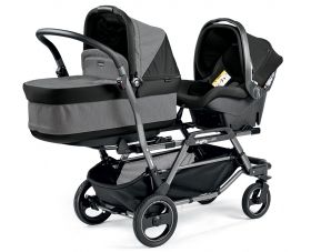Peg Perego Бебешка количка за близнаци DUETTE Piroet Sportivo Blue