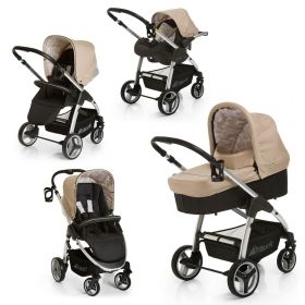 Бебешка количка 3в1 Hauck LACROSSE All in One Rock Black