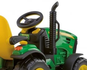 Детски акумулаторен трактор Peg Perego J. DEERE GROUND FORCE 12V с ремарке