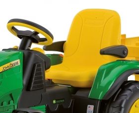 Детски акумулаторен трактор Peg Perego J. DEERE GROUND FORCE 12V с ремарке