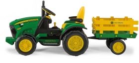 Детски акумулаторен трактор Peg Perego J. DEERE GROUND FORCE 12V с ремарке