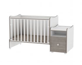 Детско трансформиращо се легло-люлка Bertoni Lorelli TREND Plus Бяло/Капучино