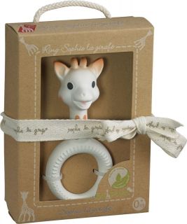 Sophie Giraffe - Кръгла гризалка с главата на *Софи жирафчето*