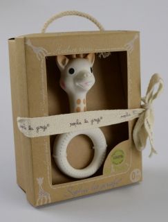 Sophie Giraffe - Кръгла гризалка с главата на *Софи жирафчето*