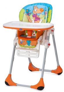 Детско столче за хранене Chicco POLLY 2 в 1 Wood Friends 