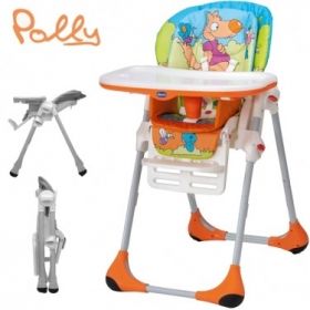 Детско столче за хранене Chicco POLLY 2 в 1 Wood Friends 