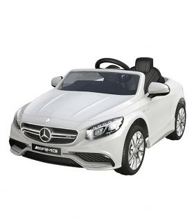 Детска акумулаторна кола Chipolino Mercedes Benz AMG бяла