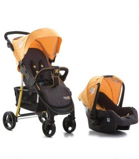 KikkaBoo Бебешка количка 2 в 1 Verona *Yellow*