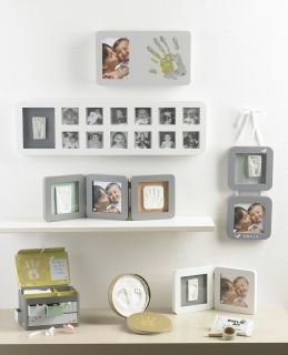 BabyART Отпечатък за ръчичка и краче PRINT FRAME Modern Trendy White