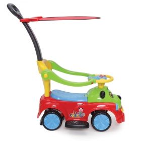 MONI Детска кола за бутане *Mega Car* - червена