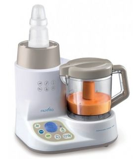 Nuvita - Уред за приготвяне на храна на пара Pappasana Vapor Combo 2