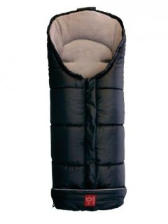 Универсално чувалче за бебешка количка с термовълна KAISER Iglu Black/Light Grey