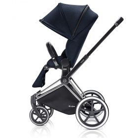 Бебешка количка Cybex Priam Lux Seat Midnight Blue  с кош за новородено 2017
