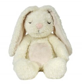 Плюшено зайче с туптящо и светещо сърце Cloud-b Glow Cuddle Bunny