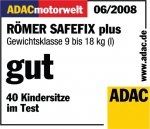 Столче за кола (9-18 кг) Britax Romer SafeFix PLUS Flame Red