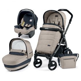Бебешка количка 3в1 Peg Perego BOOK PLUS Modular Elite Luxe Beige 2017