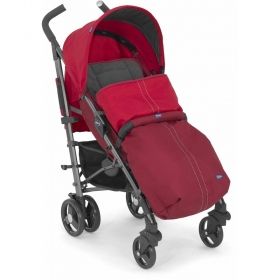 Chicco Бебешка количка Lite Way Top Red с предпазен борд