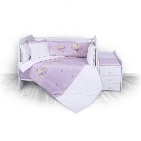 Спален комплект Bertoni Lorelli за детско легло Trend Violet Bunnies 