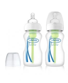 Dr.Brown`s Natural Flow Options + - Широки шишета за хранене 270ml. 2бр. 