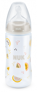 NUK FC РР шише 300мл със силиконов биберон - Бежово 