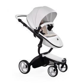 Бебешка комбинирана количка MIMA Xari Snow White Ash brown