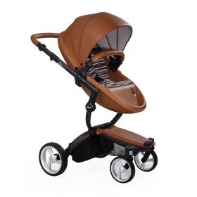 Бебешка комбинирана количка MIMA Xari Flair Camel Stone Black and White