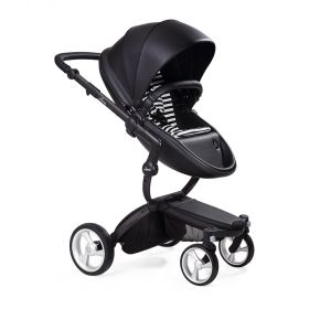 Бебешка комбинирана количка MIMA Xari Black Black and White