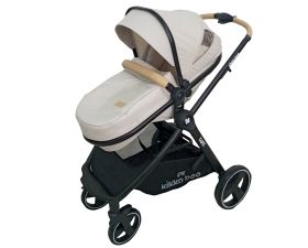 Kikka Boo Бебешка количка Bali Zen 2 in 1  Melange Beige                                                   