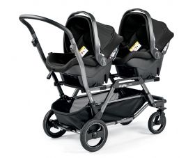 Peg Perego Бебешка количка за близнаци DUETTE Piroet Completo Luxe Beige