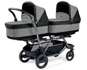 Peg Perego Бебешка количка за близнаци DUETTE Piroet Completo Luxe Beige