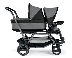 Peg Perego Бебешка количка за близнаци DUETTE Piroet Completo Luxe Beige