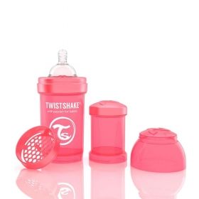 Twistshake Anti-colic бебешко шише180мл Праскова