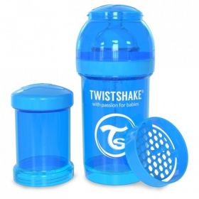 Twistshake Anti-colic бебешко шише180мл Синьо