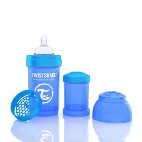 Twistshake Anti-colic бебешко шише180мл Синьо