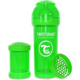 Twistshake Anti-colic бебешко шише 260мл Зелено