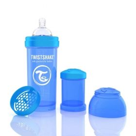 Twistshake Anti-colic бебешко шише 260мл Синьо