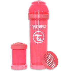 Twistshake Anti-colic бебешко шише 330мл Праскова